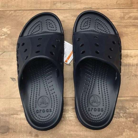 Чоловічі шльопанці Crocs Baya Navy Slide — фото 13