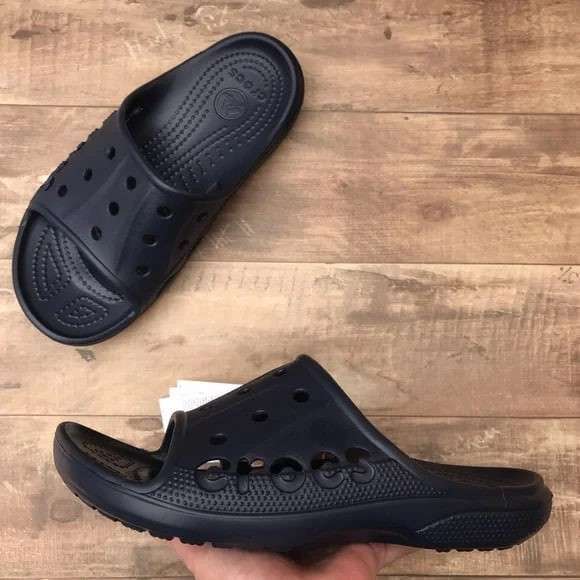 Чоловічі шльопанці Crocs Baya Navy Slide — фото 15