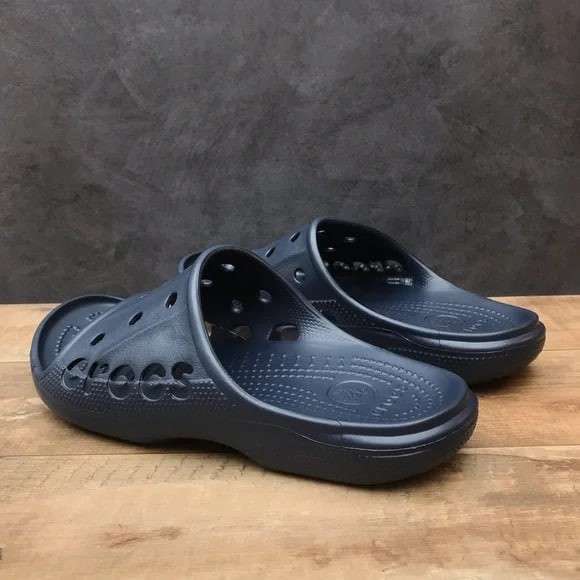 Чоловічі шльопанці Crocs Baya Navy Slide — фото 7