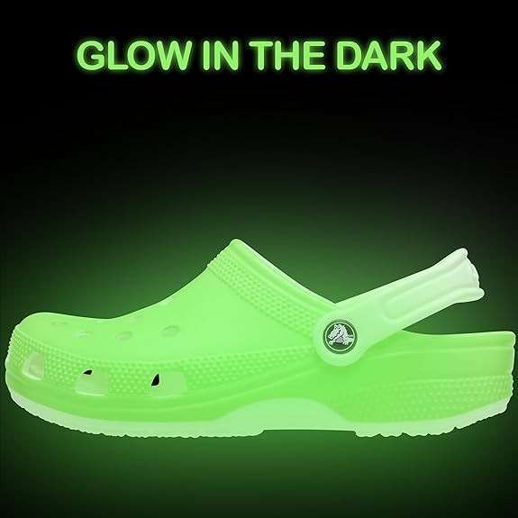 Дитячі Crocs-сабо для хлопчика Crocs Classic Clog Lime Glow In the Dark — фото 13