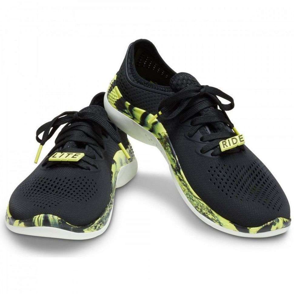 Чоловічі кросівкиCrocs Literide 360 Pacer Marblet Black Citrus