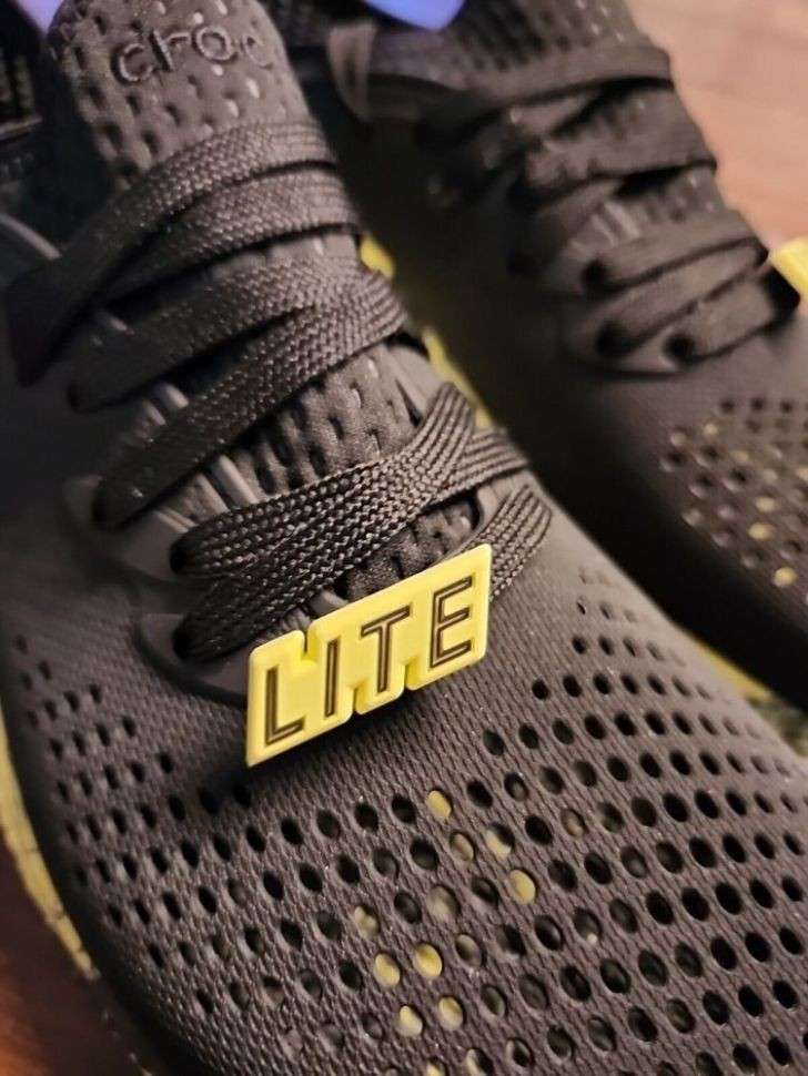 Чоловічі кросівкиCrocs Literide 360 Pacer Marblet Black Citrus — фото 5
