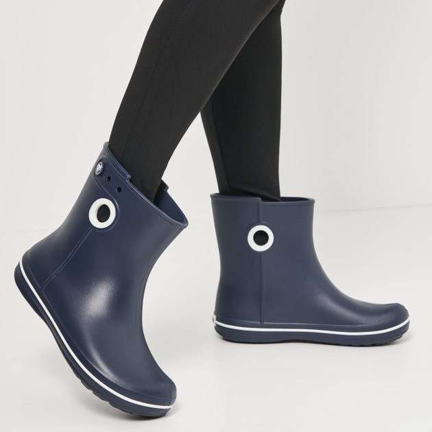 Жіночі гумові чоботи Crocs Women’s Jaunt Shorty Boot Navy — фото 2