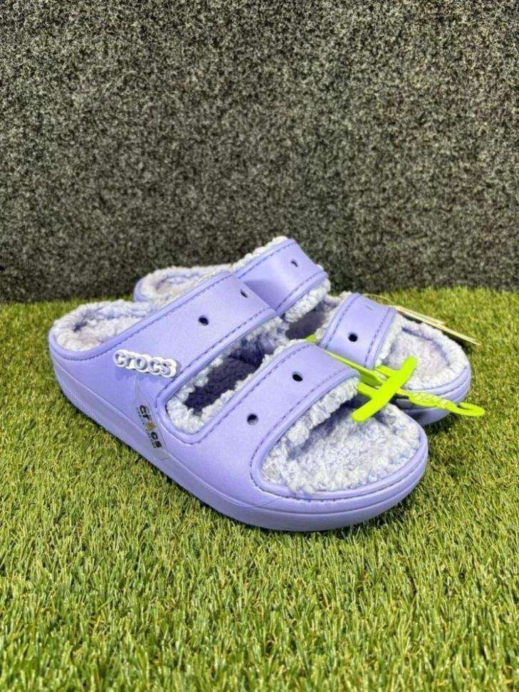 Чоловічі Crocs Теплі Classic Cozzzy Digital Violet — фото 4