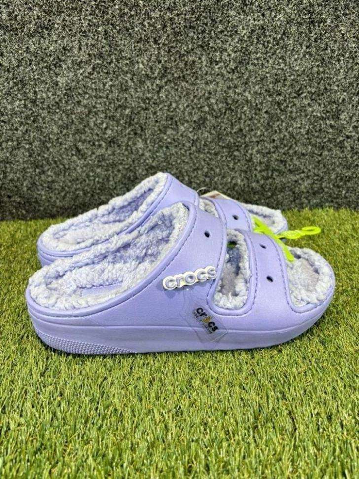 Чоловічі Crocs Теплі Classic Cozzzy Digital Violet — фото 5