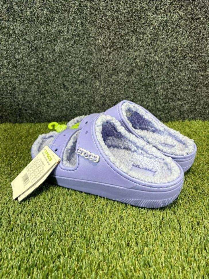 Чоловічі Crocs Теплі Classic Cozzzy Digital Violet — фото 8