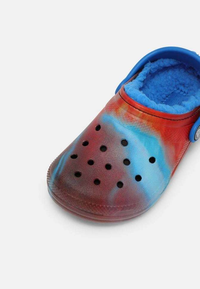 Жіночі Crocs утеплені Classic Lined Clog k Bright Cobalt Kids — фото 2