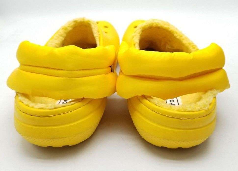 Чоловічі Crocs утеплені Classic Lined Neo Puff Clog Canary Yellow — фото 6