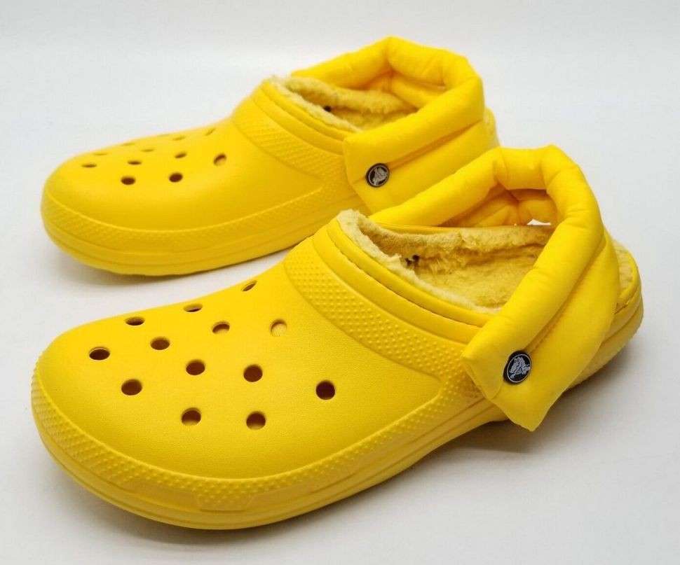 Чоловічі Crocs утеплені Classic Lined Neo Puff Clog Canary Yellow — фото 8