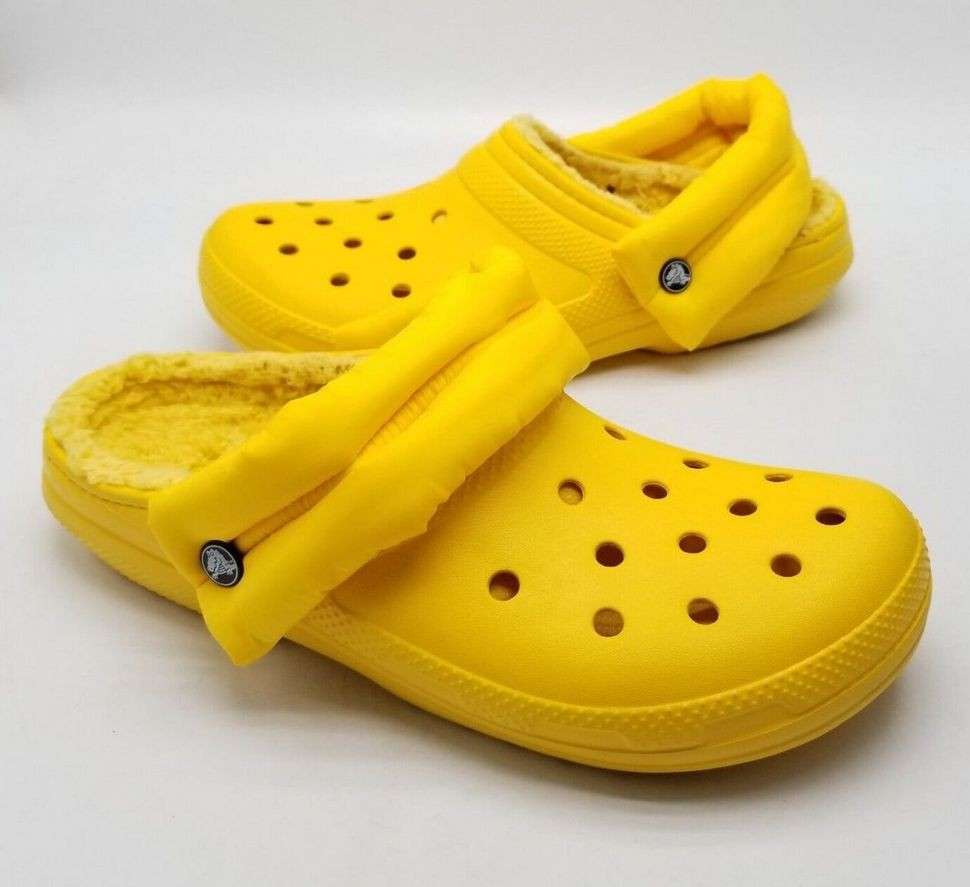 Чоловічі Crocs утеплені Classic Lined Neo Puff Clog Canary Yellow — фото 10
