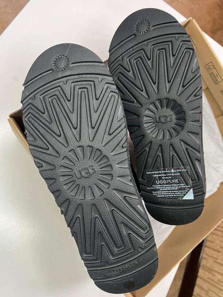 Жіночі UGG Платформа Ньюмел Чоботи Чорні Замша з Пасками Neumel Chelsea Black Platform — фото 15