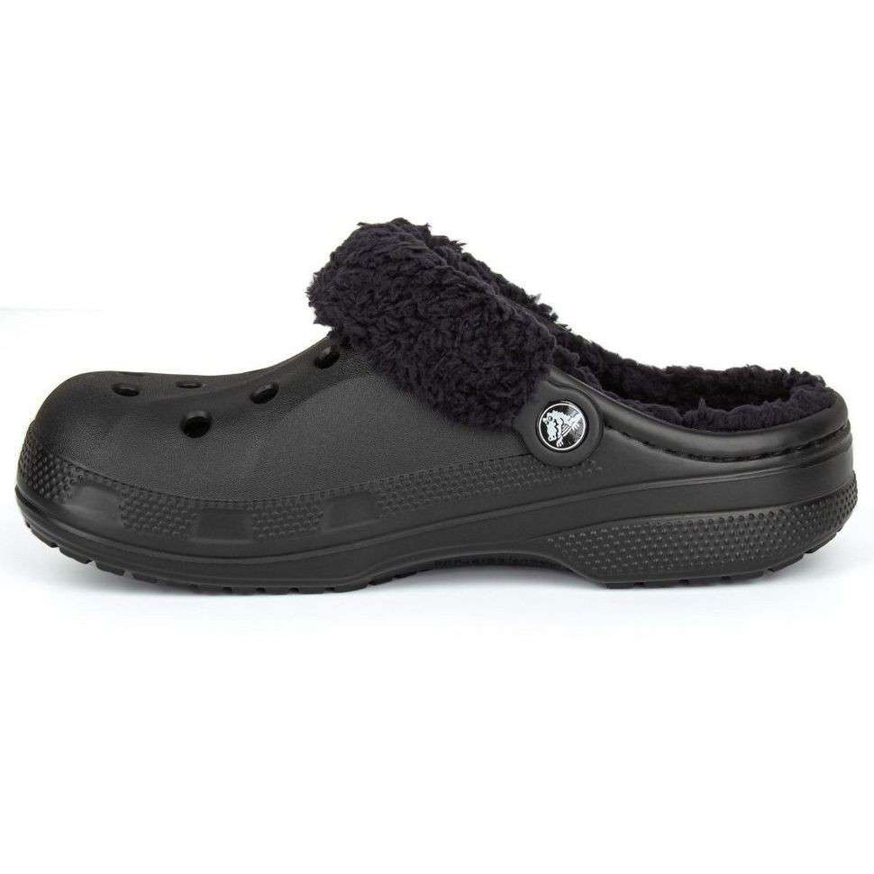 Чоловічі Crocs Бая Теплі Чорні Baya Lined Clog Black — фото 2