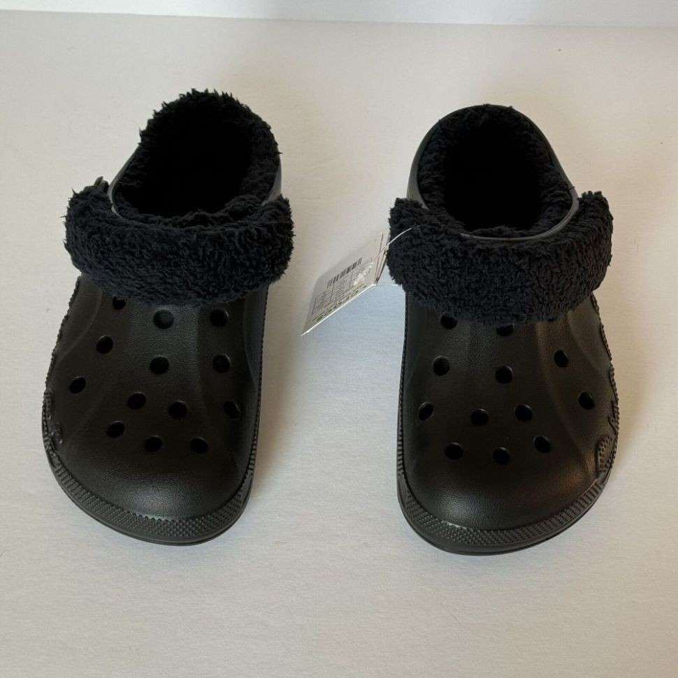 Чоловічі Crocs Бая Теплі Чорні Baya Lined Clog Black — фото 11