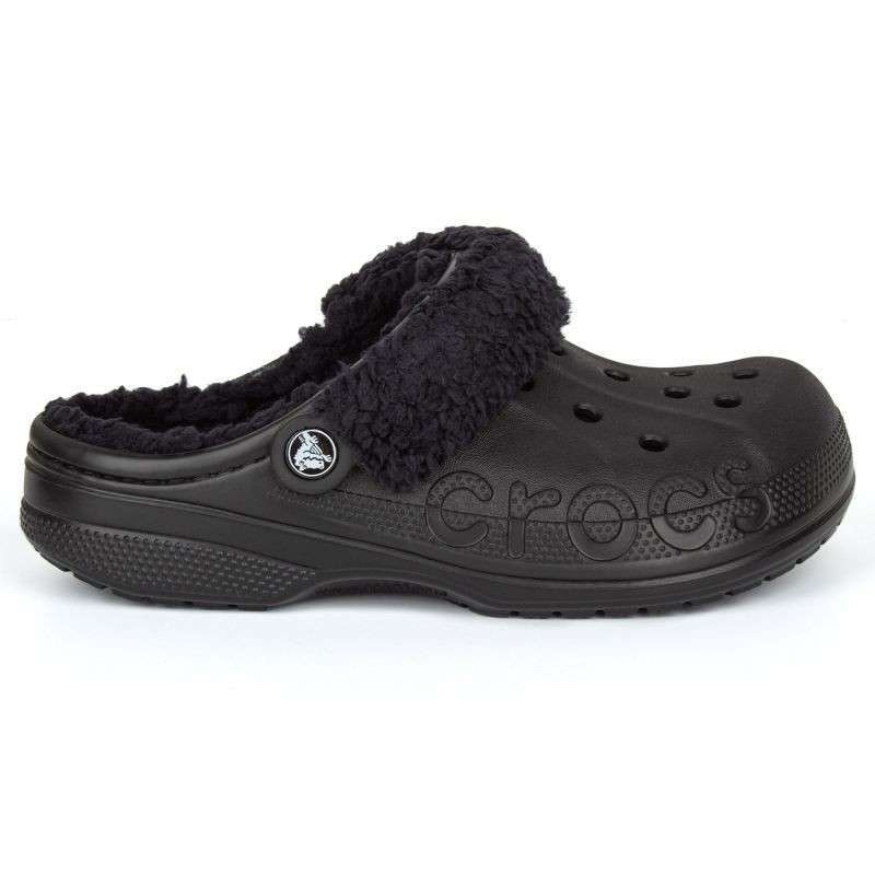 Чоловічі Crocs Бая Теплі Чорні Baya Lined Clog Black — фото 3