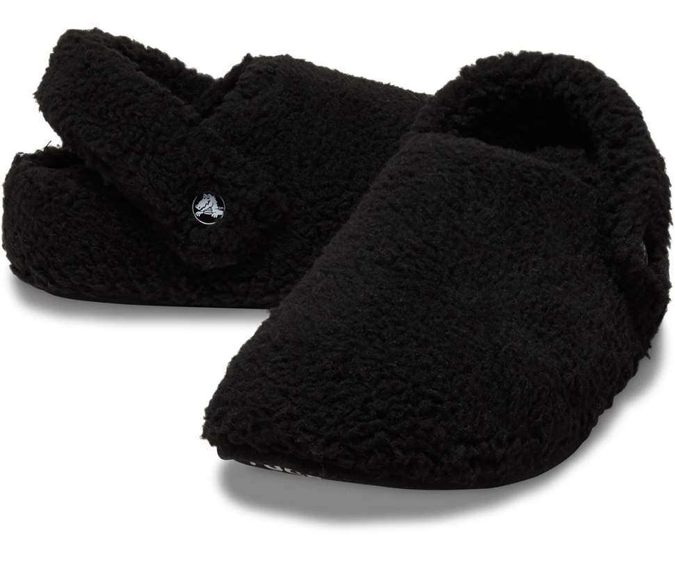 Crocs утеплені Чорні Унісекс Classic Cozzzy Slipper - Black