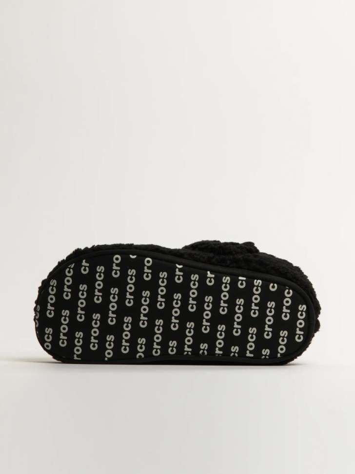 Crocs утеплені Чорні Унісекс Classic Cozzzy Slipper - Black — фото 3