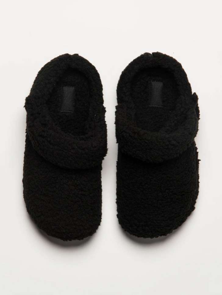 Crocs утеплені Чорні Унісекс Classic Cozzzy Slipper - Black — фото 5