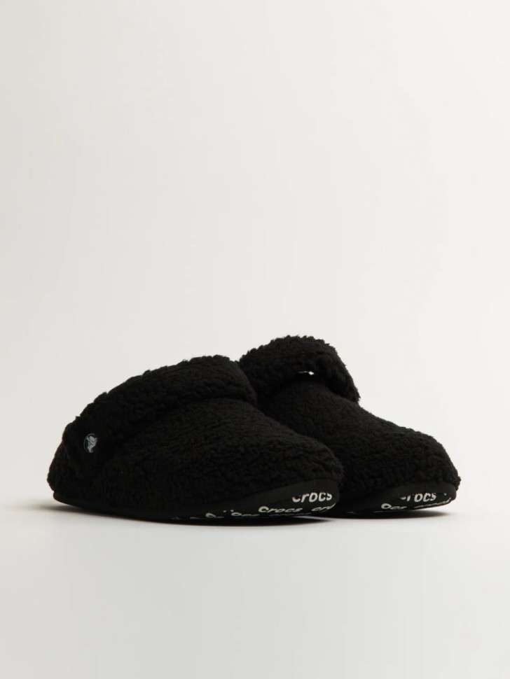 Crocs утеплені Чорні Унісекс Classic Cozzzy Slipper - Black — фото 7