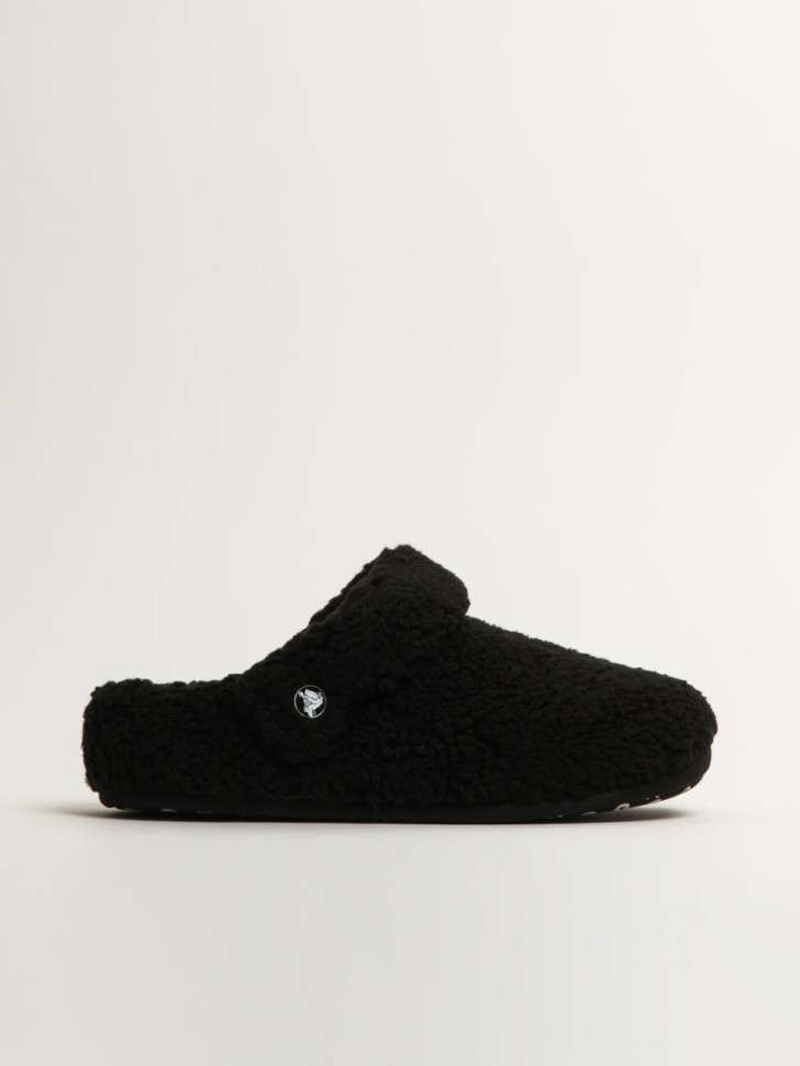 Crocs утеплені Чорні Унісекс Classic Cozzzy Slipper - Black — фото 8