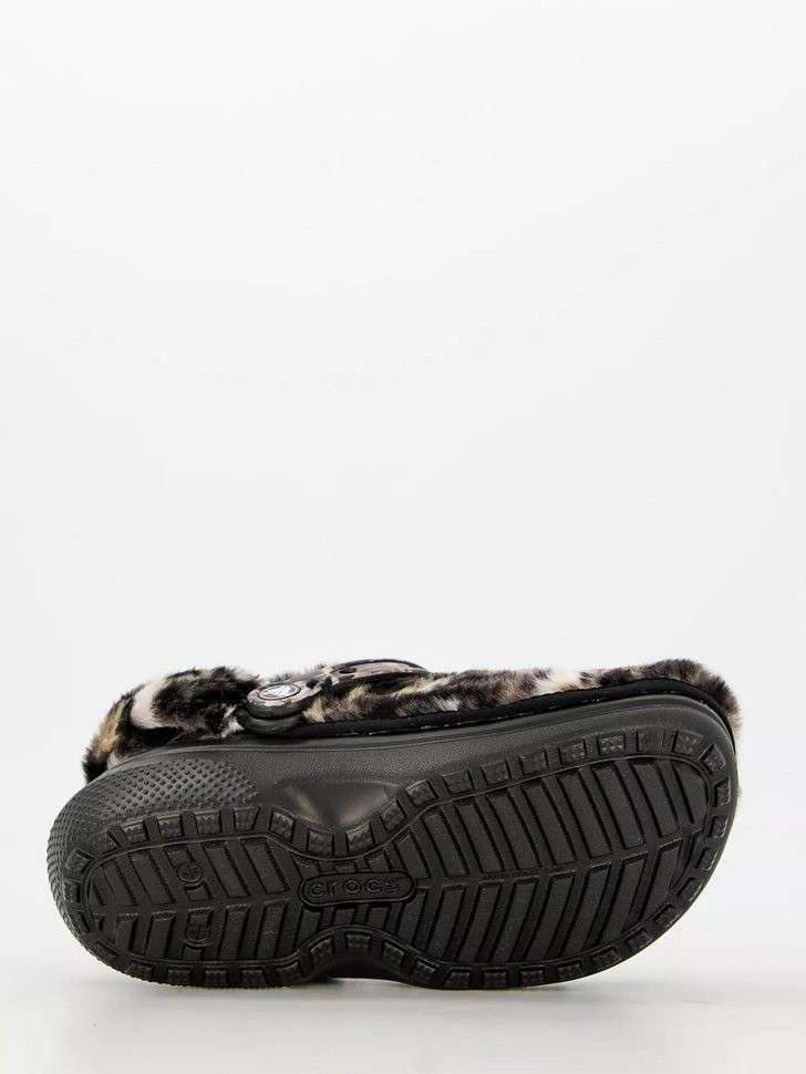 Чоловічі Crocs Classic Fur Sure black/Multi Bleach Dye — фото 6