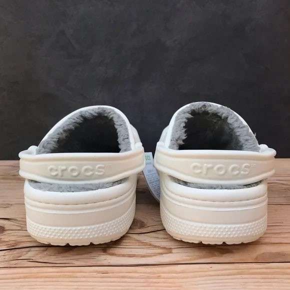 Crocs утеплені Бая Білі Baya Lined Clog White — фото 11