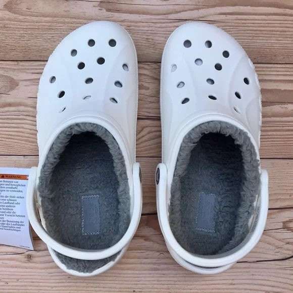 Crocs утеплені Бая Білі Baya Lined Clog White — фото 6