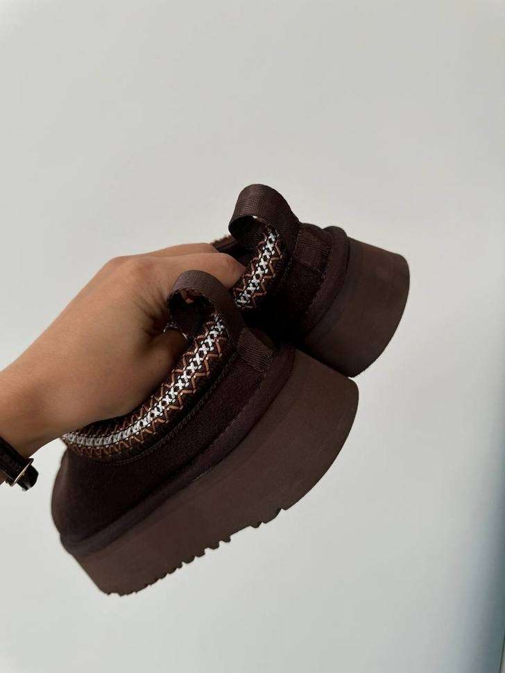 Жіночі UGG Тазз Сліппер Ультра Міні Платформа Шоколадні Slipper Tazz Platform Chocolate — фото 14