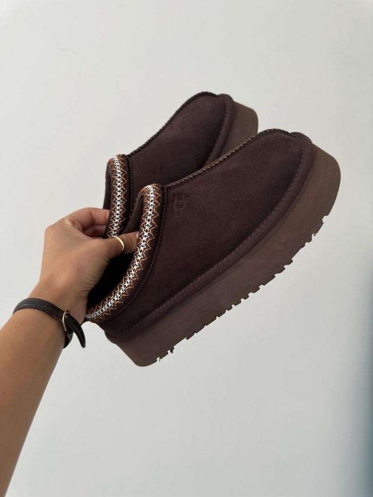 Жіночі UGG Тазз Сліппер Ультра Міні Платформа Шоколадні Slipper Tazz Platform Chocolate — фото 7