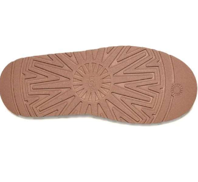 Жіночі UGG Таззл Шьопанці Платформа Помаранчеві Замша Tazzle Slippers Chestnut — фото 2