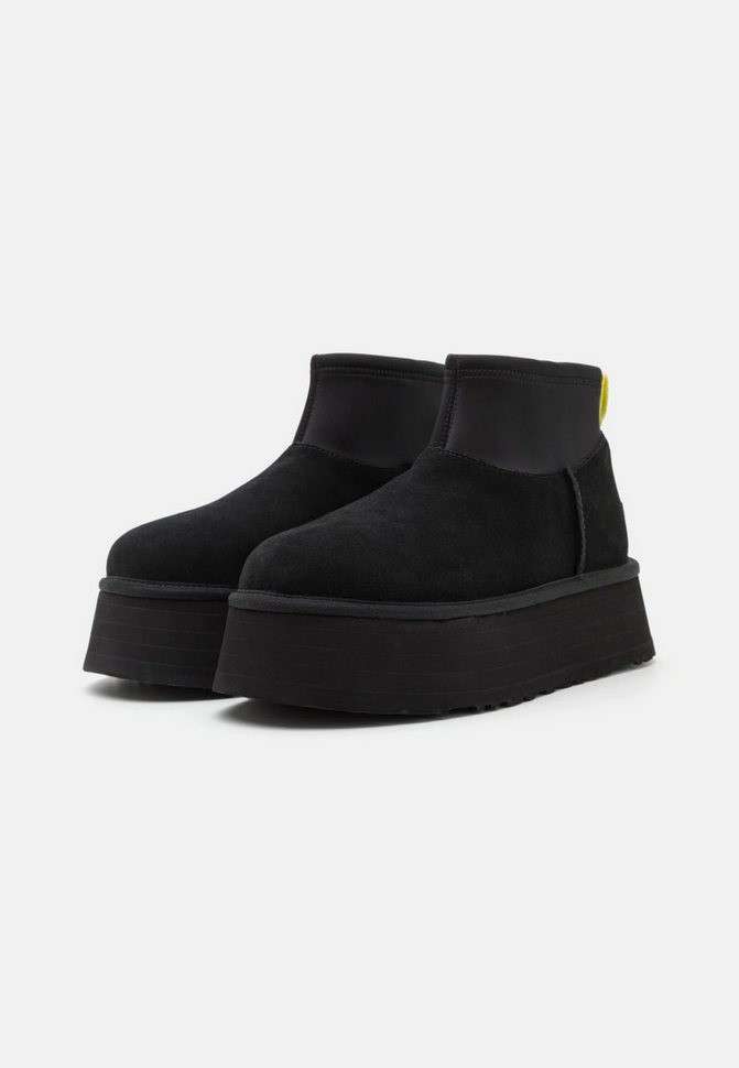 Жіночі UGG Платформа Міні Діппер Чорні Platform Classic Mini Dipper black — фото 2