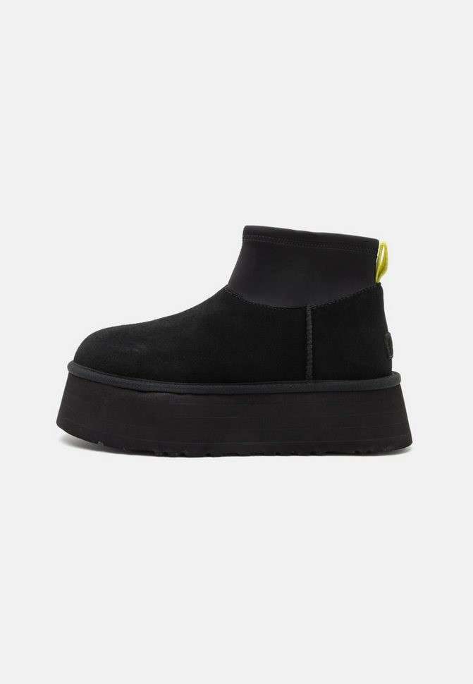 Жіночі UGG Платформа Міні Діппер Чорні Platform Classic Mini Dipper black — фото 3