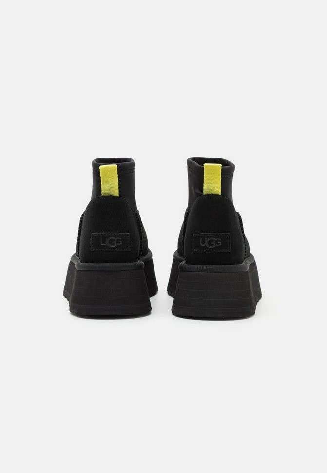 Жіночі UGG Платформа Міні Діппер Чорні Platform Classic Mini Dipper black — фото 4