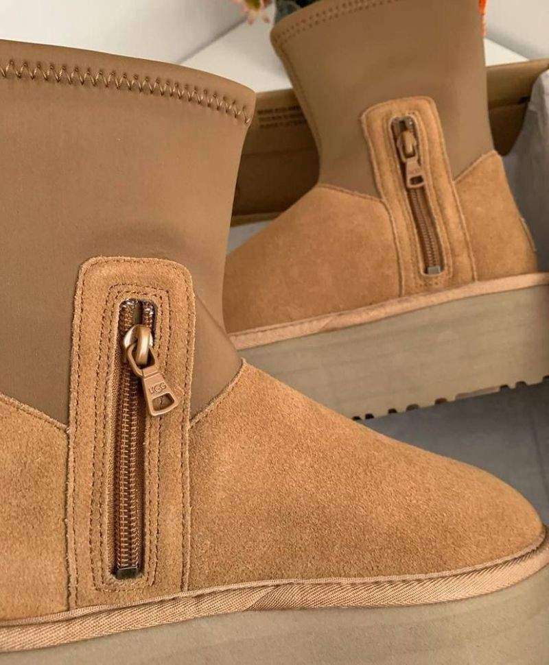 Жіночі UGG Платформа Діппер Помаранчеві Platform Classic Dipper Chestnut Boots — фото 13