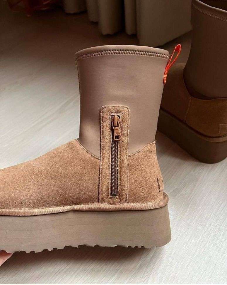 Жіночі UGG Платформа Діппер Помаранчеві Platform Classic Dipper Chestnut Boots — фото 9