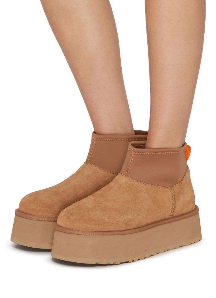 Жіночі UGG Платформа Міні Діппер Помаранчеві Platform Classic Mini Dipper Chestnut — фото 2