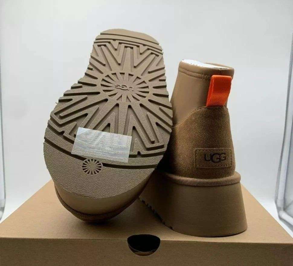 Жіночі UGG Платформа Міні Діппер Помаранчеві Platform Classic Mini Dipper Chestnut — фото 14