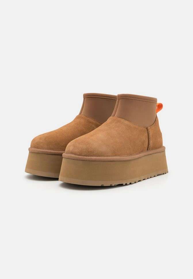 Жіночі UGG Платформа Міні Діппер Помаранчеві Platform Classic Mini Dipper Chestnut — фото 7