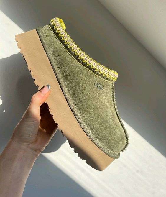 Жіночі UGG Тазз Сліппер Ультра Міні Платформа Хакі-Оливкові TAZZ Platform Khaki Olive — фото 11