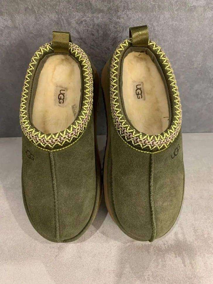Жіночі UGG Тазз Сліппер Ультра Міні Платформа Хакі-Оливкові TAZZ Platform Khaki Olive — фото 7