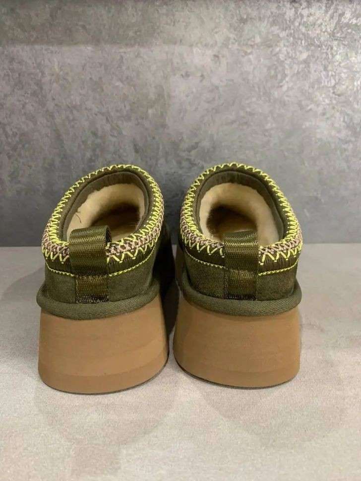 Жіночі UGG Тазз Сліппер Ультра Міні Платформа Хакі-Оливкові TAZZ Platform Khaki Olive — фото 8