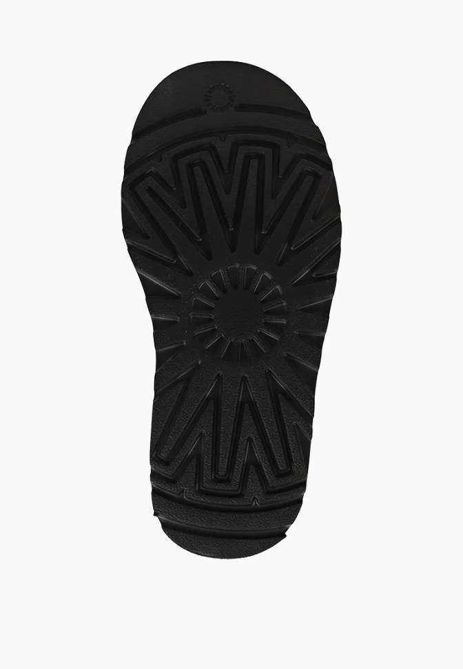 Жіночі UGG Платформа Світер Чорні Sweater Letter Boots Black — фото 3