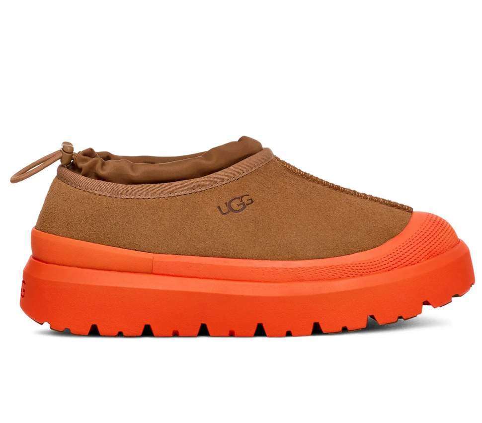 Жіночі UGG Сліппер Тасман Ультра Міні Помаранчеві Прорезинені Tasman Hybrid Chestnut/Orange