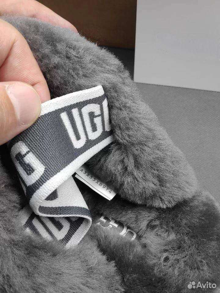 Жіночі UGG Сандалі Платформа Сірі Замша Funkette Slippers Platform Grey — фото 13