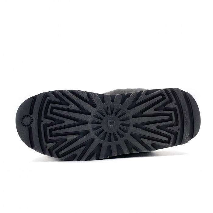 Жіночі UGG Сандалі Платформа Сірі Замша Funkette Slippers Platform Grey — фото 3