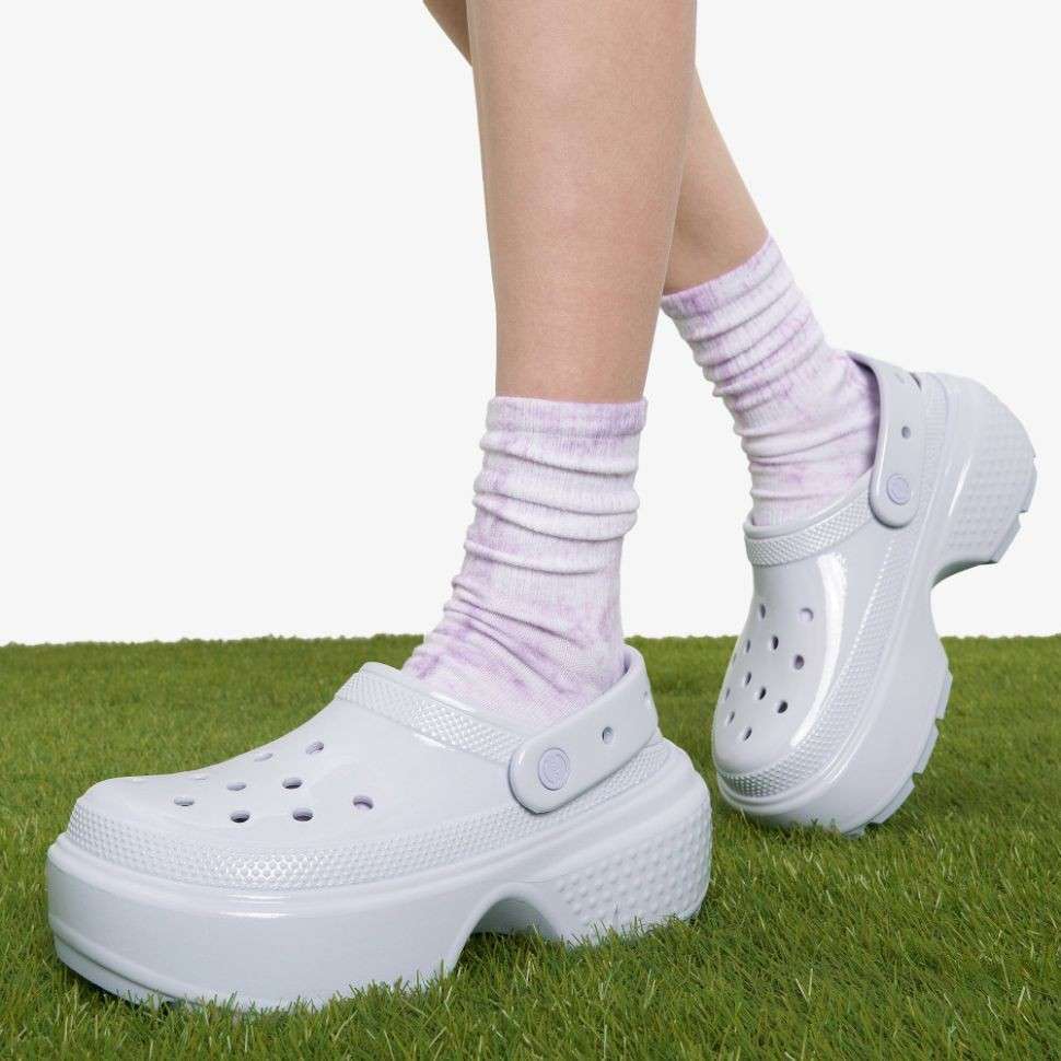 Жіночі Crocs Stomp High Shine Clog Dreamscape — фото 7