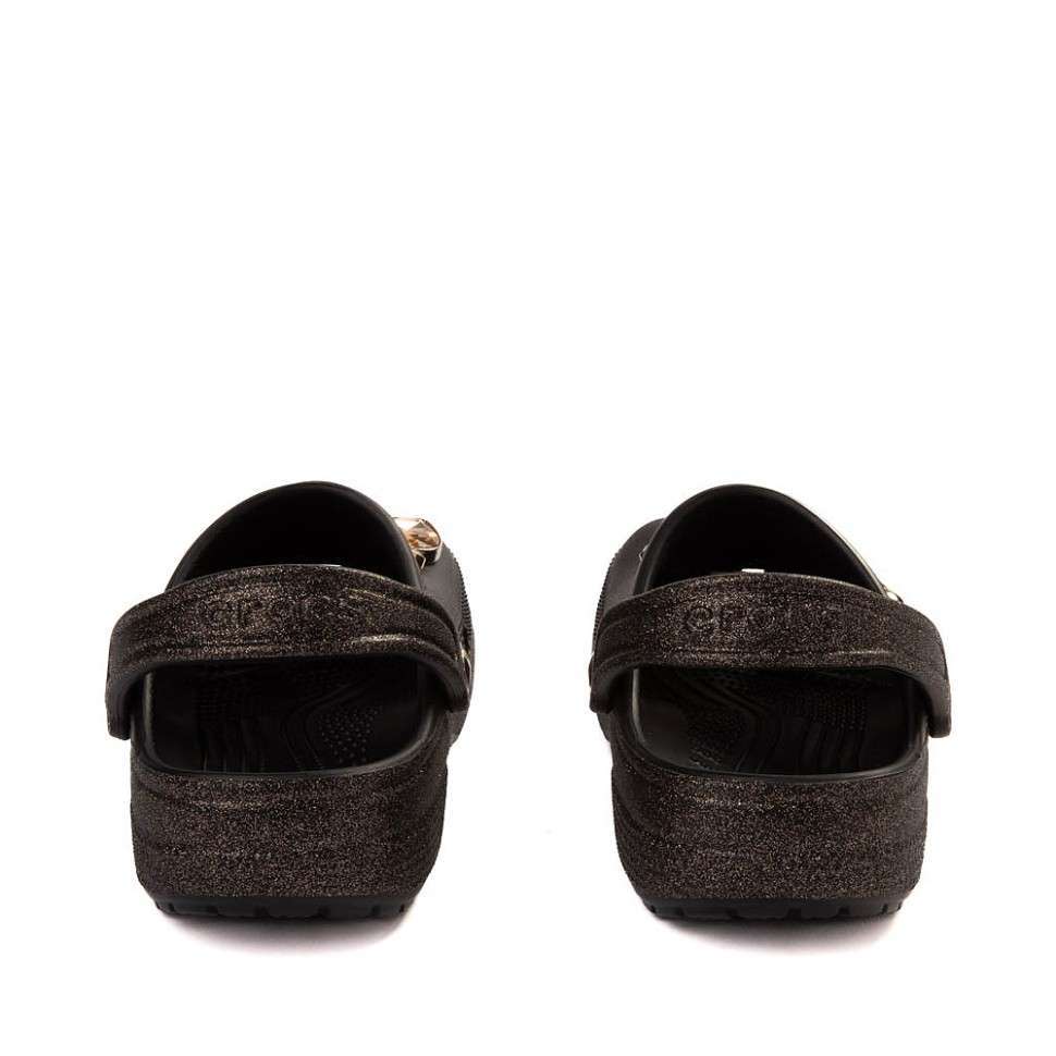 Жіночі Crocs Classic Glitter Heart Clog Black/Multi — фото 9
