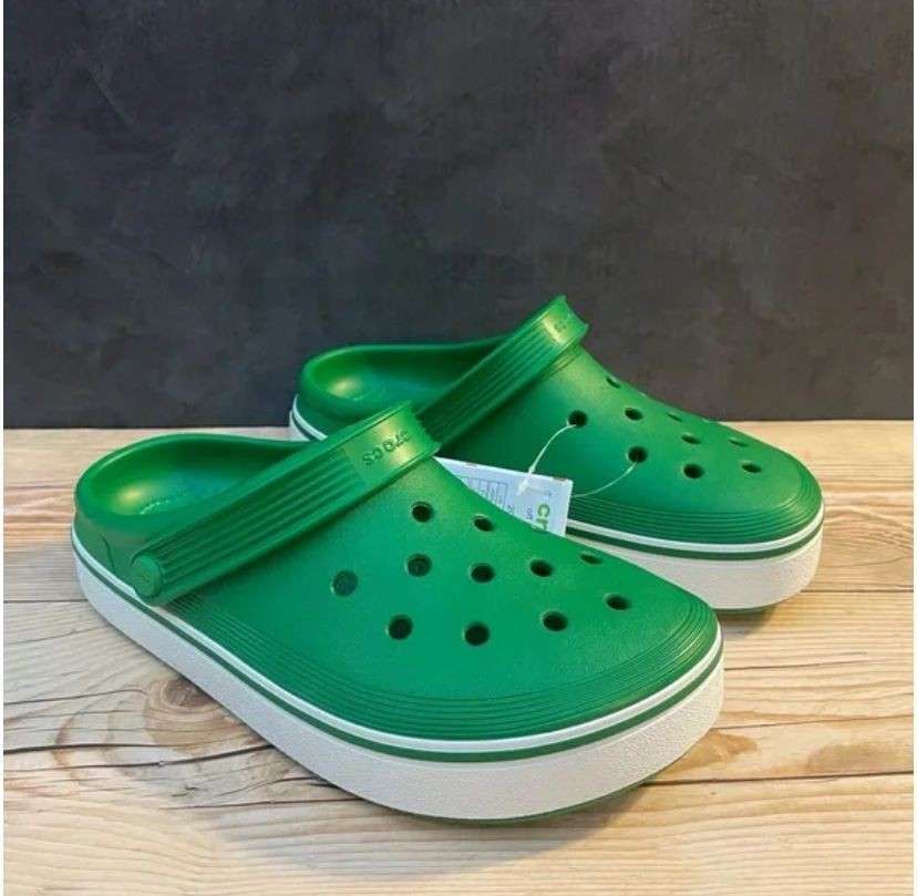 Чоловічі Crocs Клог Крокбенд Зелені Crocband Clog Off Court Green Ivy — фото 11