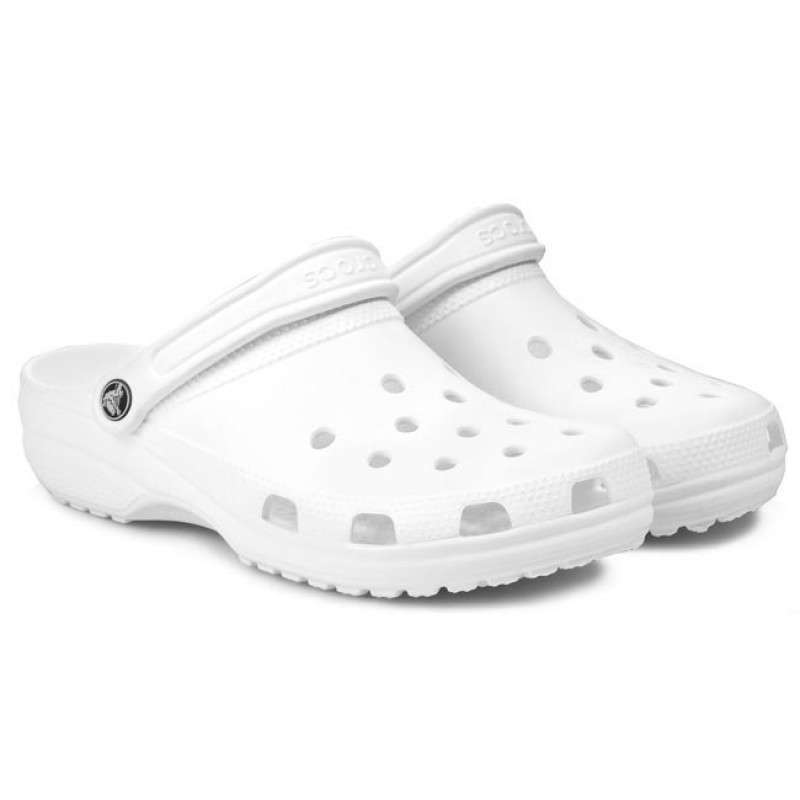 Чоловічі Crocs Классік Клог Білі White Classic Clog — фото 2