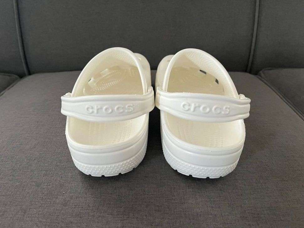 Чоловічі Crocs Классік Клог Білі White Classic Clog — фото 12