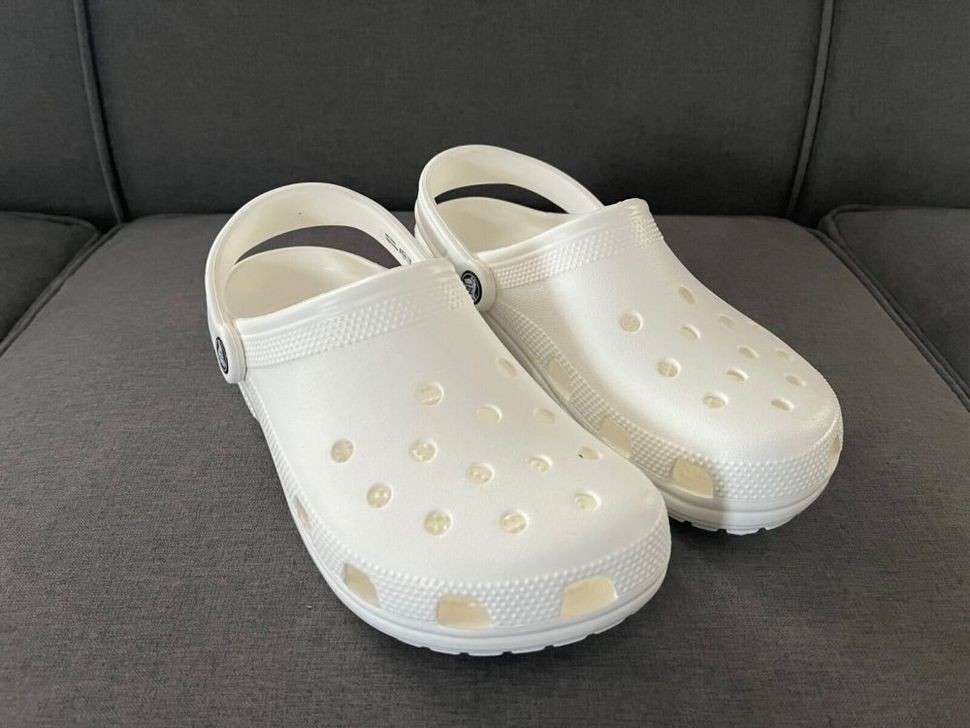 Чоловічі Crocs Классік Клог Білі White Classic Clog — фото 13